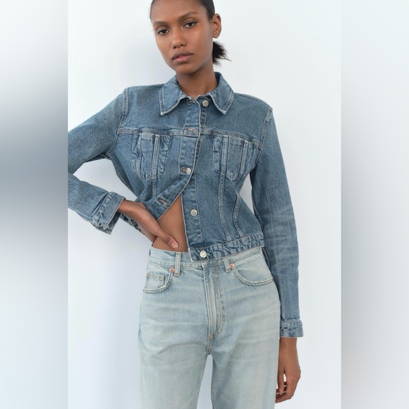 FULL LENGTH TRF HIGH RISE WIDE LEG JEANS - Picture 9 of 9